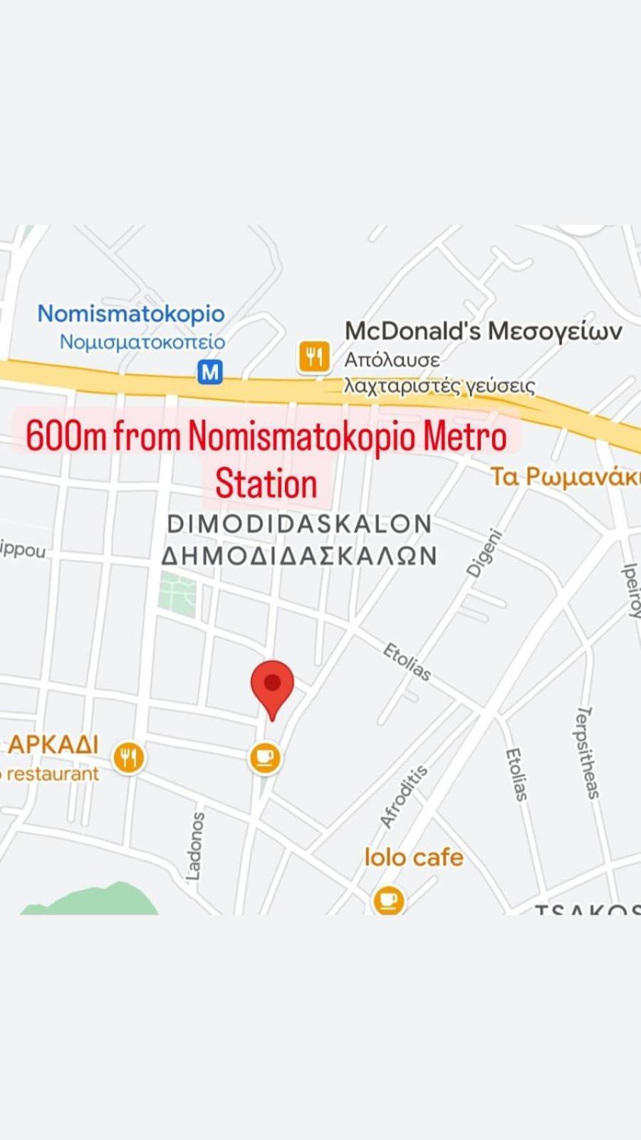 Lysandros Apartments In Athens, Near The Metro Kültér fotó